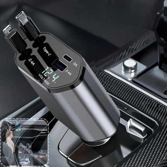 4 in 1 Retractable Charger