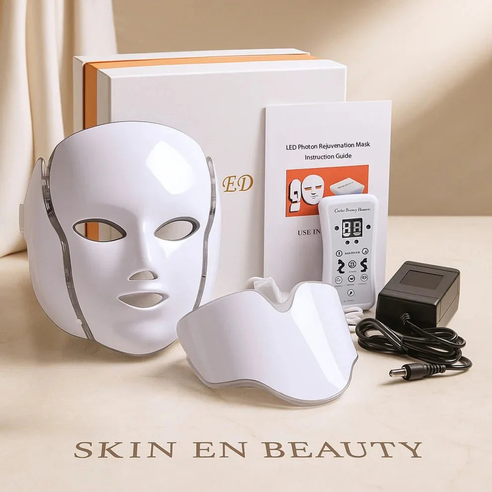 CEVORA 7-in-1 LED Face Mask - Salon Glow at Home