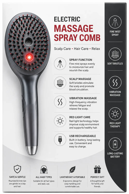 3-in-1 Scalp Massage & Detangling Comb